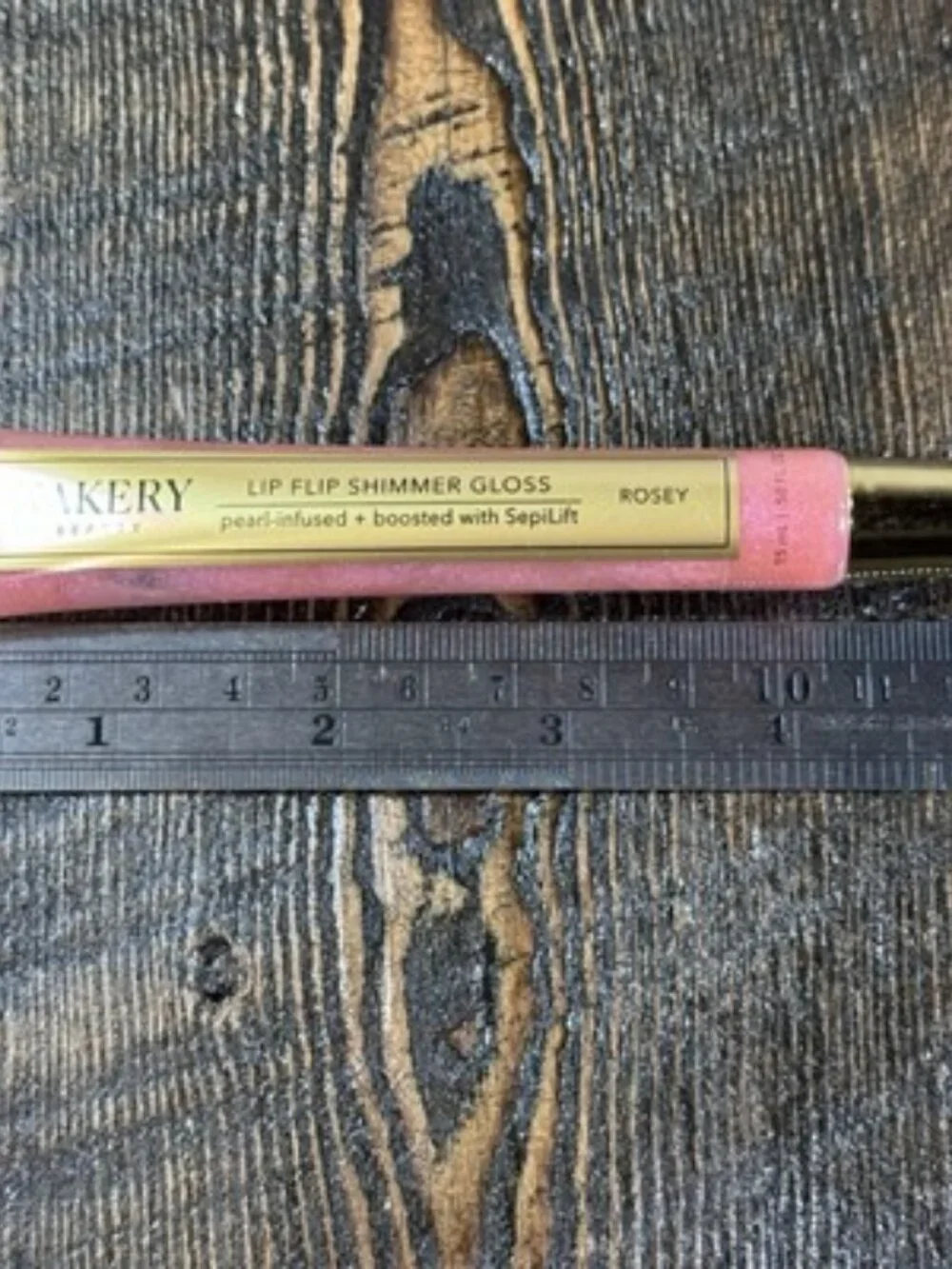 NAKERY Beauty Lip Flip Shimmer Gloss Pearl-Infused Boosted With Sepilift - ROSEY